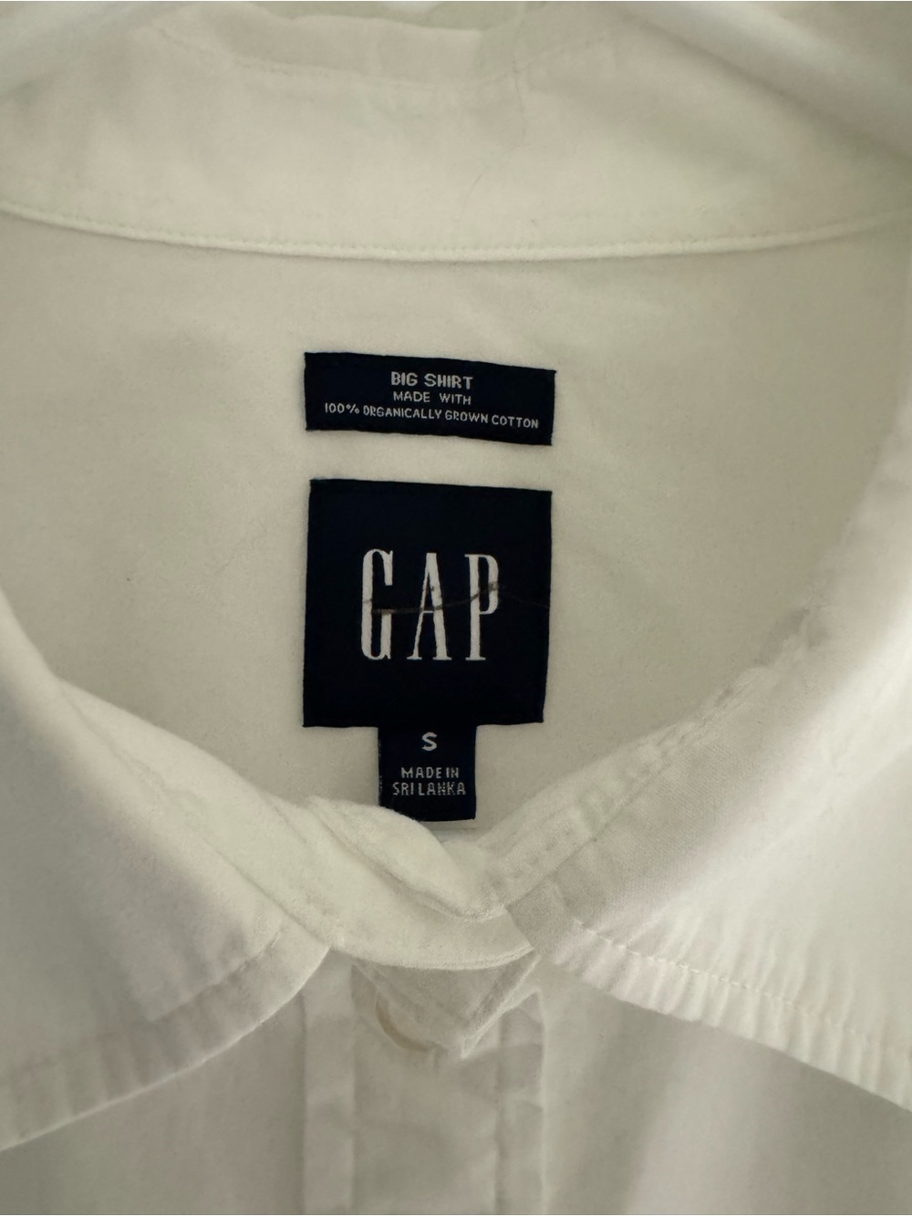Gap Big Shirt Womens size Small 100% cotton - Picture 3 of 4